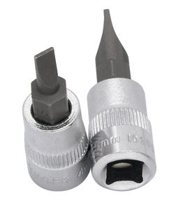 CHAVE CAIXA BIT FENDA 1/4" 6.5MM