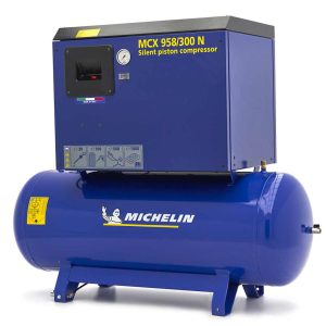 COMPRESSOR AR SILENCIOSO PISTON 270LT 10BAR/145PSI