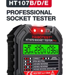 TOMADA MULTIFUNÇÃO DETECTOR POLARIDADE 50~60HZ 90~250V