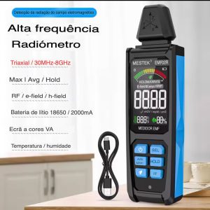 RADIÔMETRO ALTA FREQUÊNCIA 30MHZ~8GHZ