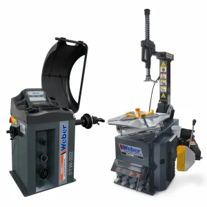 KIT MÁQUINA DESMONTAR/MONTAR E BALANCEAMENTO PNEUS AUTOMÁTICO