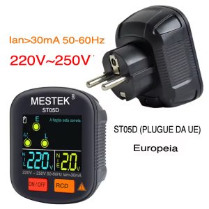 TOMADA MULTIFUNÇÃO DETECTOR POLARIDADE 50~60HZ 220~250V