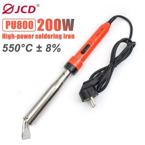 FERRO DE SOLDAR 220V 200W PONTA CURVA E CHATA JCD