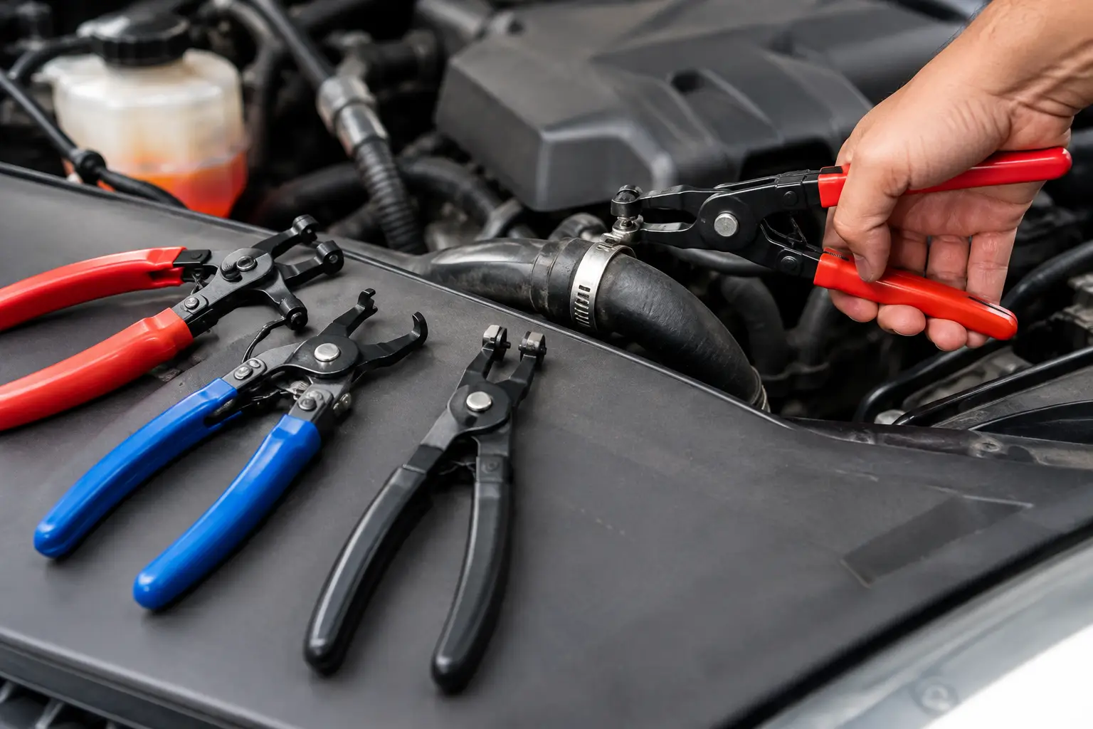 Melhores alicates para abraçadeiras em automóveis
