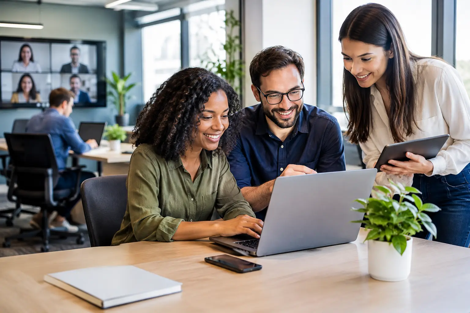 Oficinas conectadas para produzir mais